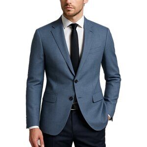 Hugo Boss Men’s Virgin Wool Inwood2/Winfield2 Sport Coat Blazer Blue 36S